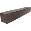 Ekena Millwork Sandblasted Faux Wood Fireplace Mantel, Aged Rosewood, 6"H x 10"D x 60"W MANUSD06X10X60AR